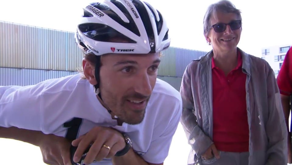 Fabian Cancellara zeigt Herz