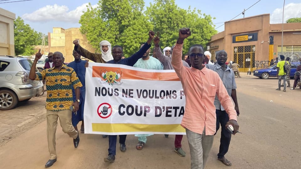 Demokratischer Protest in Niger: «Wir wollen keinen Putsch»