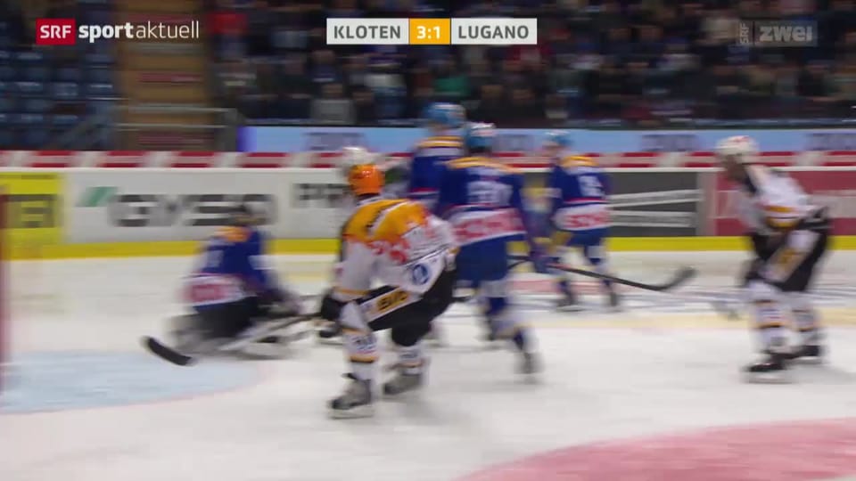 Eishockey: Kloten Flyers - Lugano
