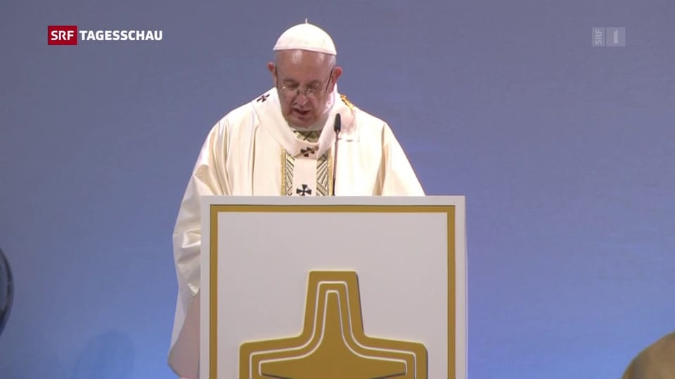 Papst Franziskus beehrt Genf