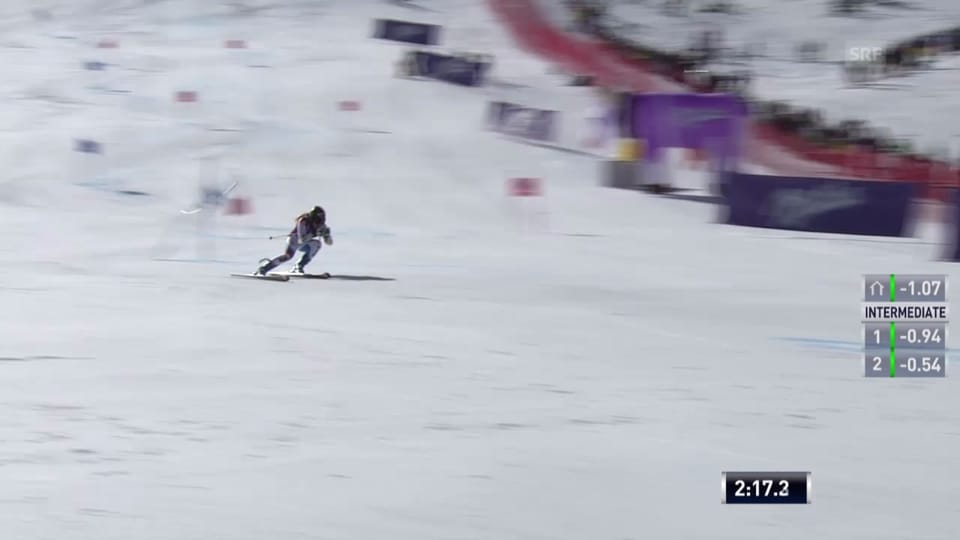 Ski: Der 2. Lauf von Lara Gut («sportlive»)