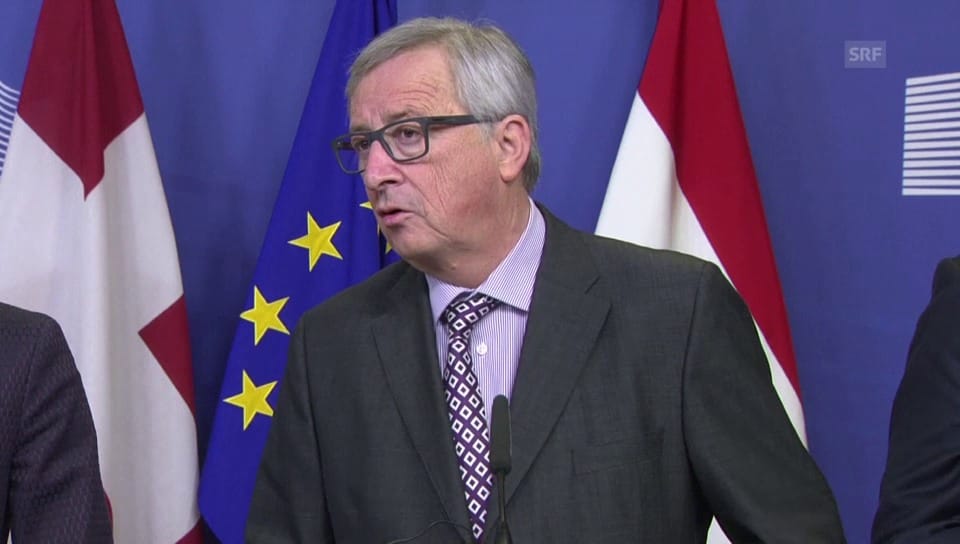 Juncker: «Eine einseitige Schutzklausel kommt nicht in Frage»