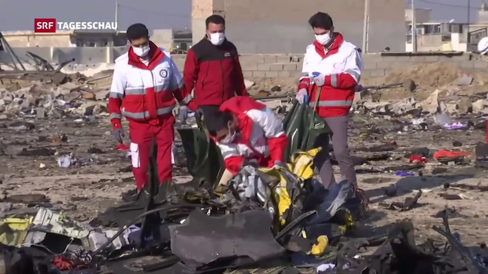 Ukrainisches Passagierflugzeug im Iran abgestürzt