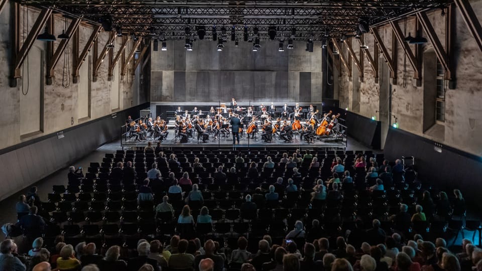 Alte Reithalle, neuer Konzertsaal: Erste Klangprobe in Aarau