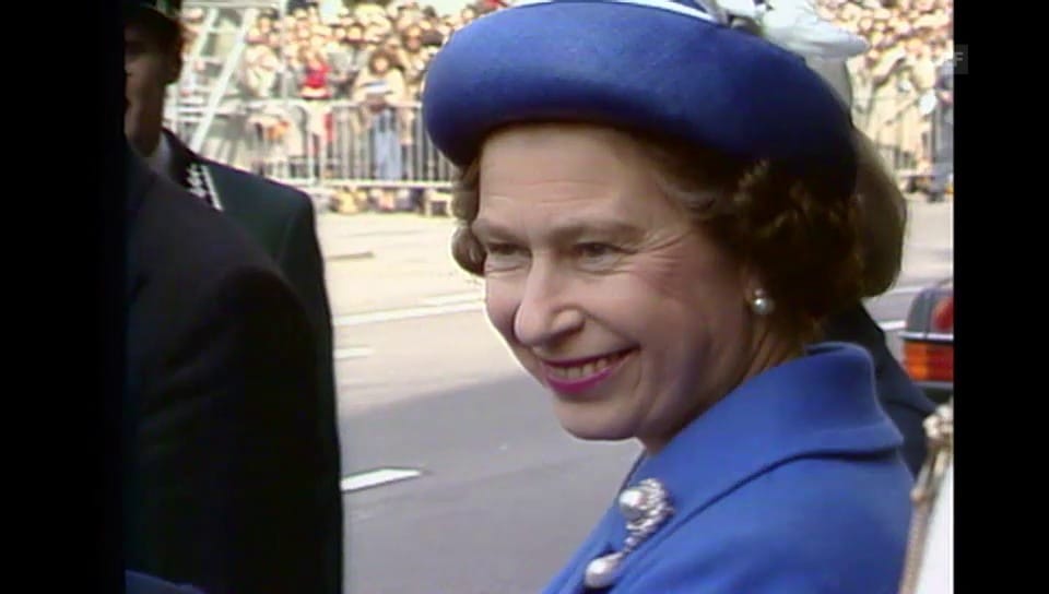 Queen Elizabeth zu Besuch in der Schweiz (April 1980)
