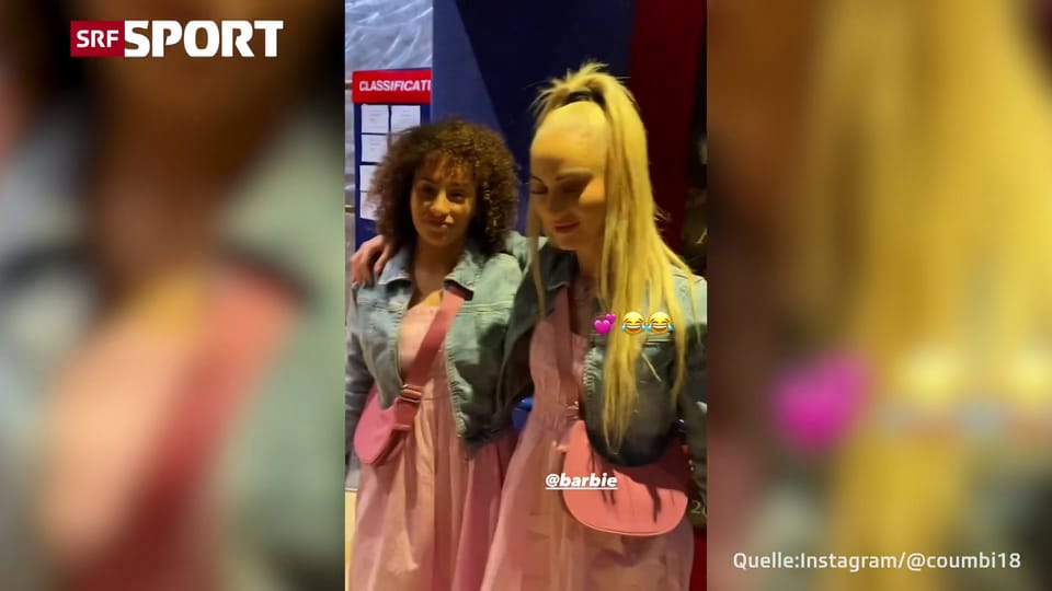 Archiv: Dresscode Pink: Nati-Spielerinnen schauen im Kino Barbie