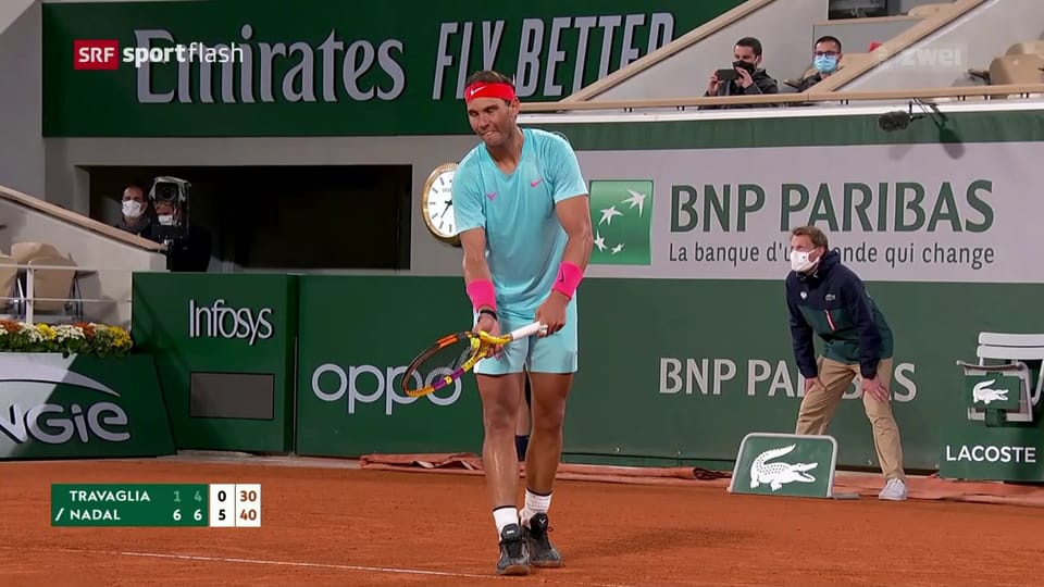 Nadal lässt auch in Runde 3 nichts anbrennen