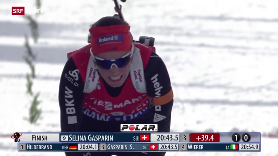 Biathlon: Weger enttäuscht, Selina Gasparin vorne dabei