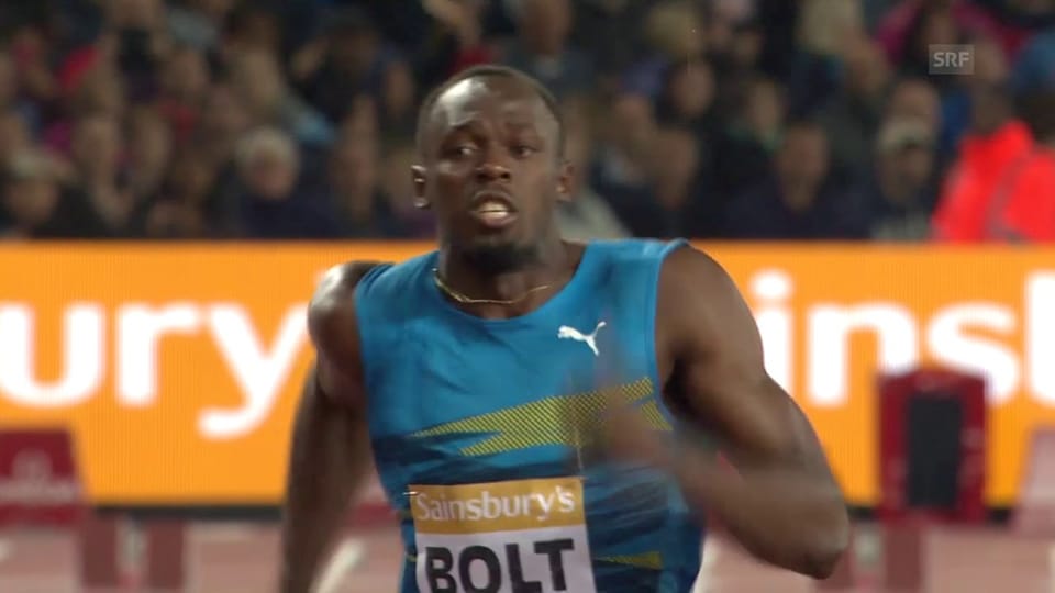 Bolt gewinnt in London über 100 m