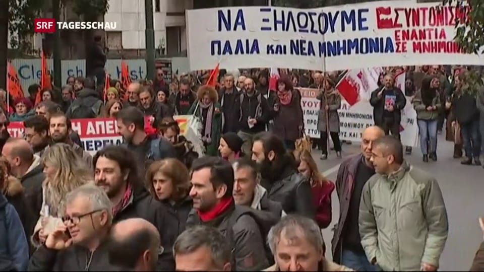 Demonstrationen in Griechenland
