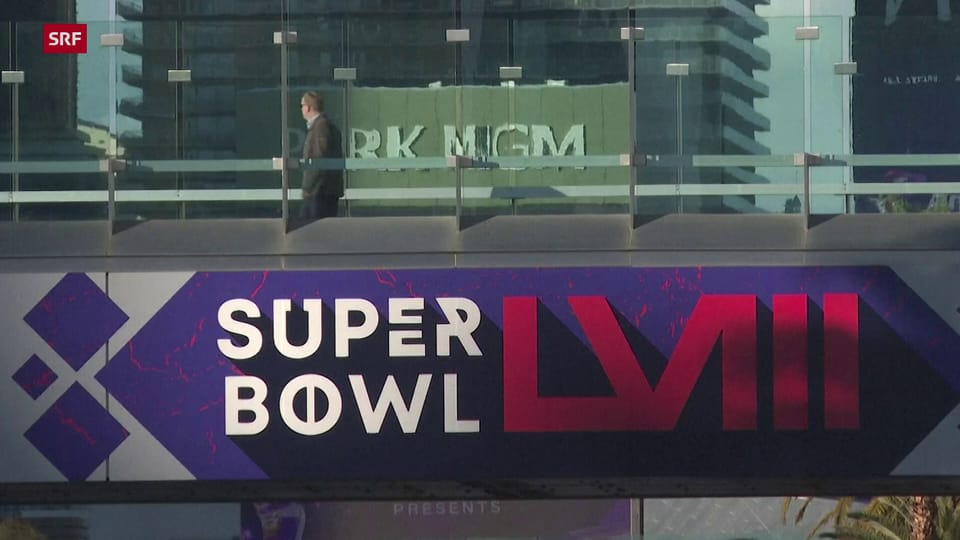 Las Vegas putzt sich für den Super Bowl heraus