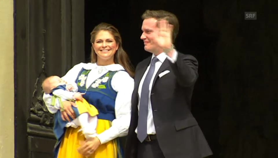 Prinzessin Leonores erster öffentlicher Auftritt in Schweden