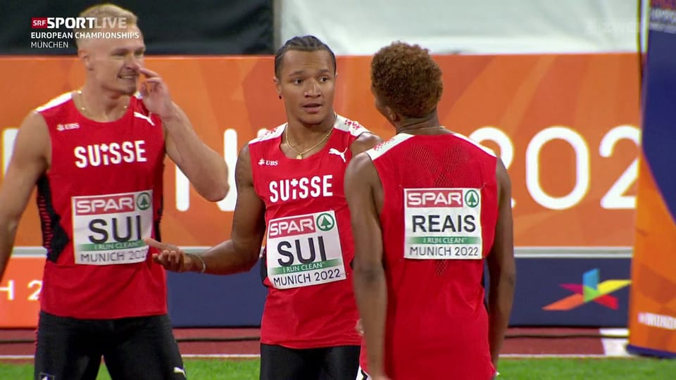 Der Rekord-Lauf der Schweizer Staffel