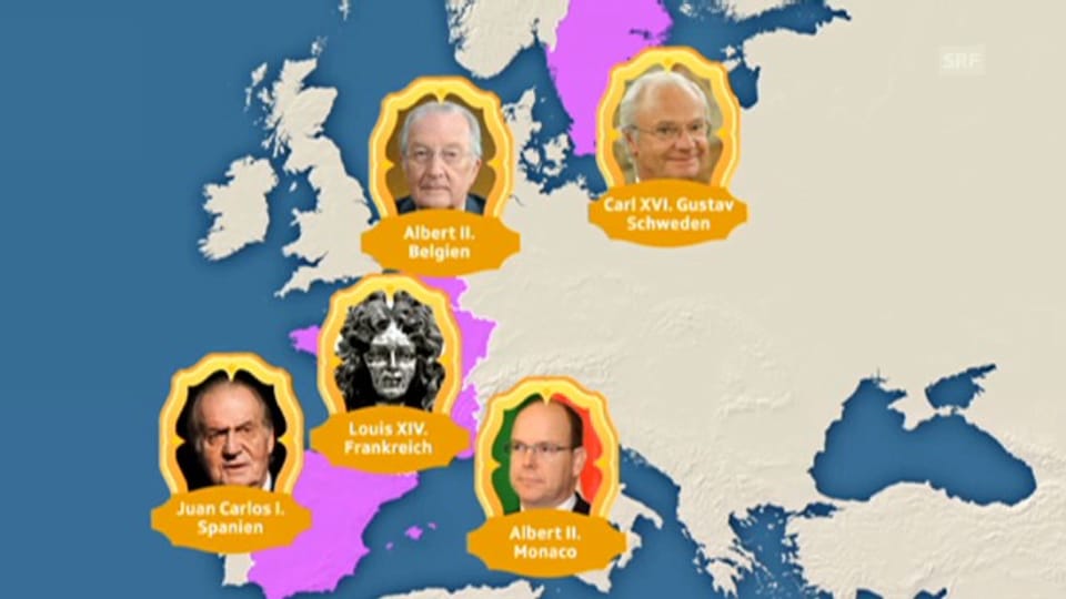Die europäische Königshäuser und die Polygamie