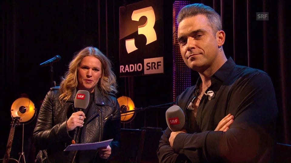 Kathrin Höneggers Talk mit Robbie Williams