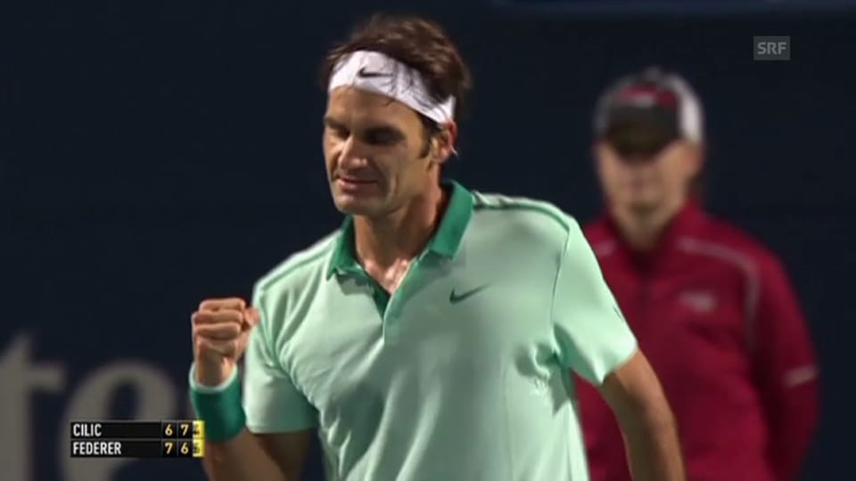 Tennis: Federers Matchball gegen Cilic