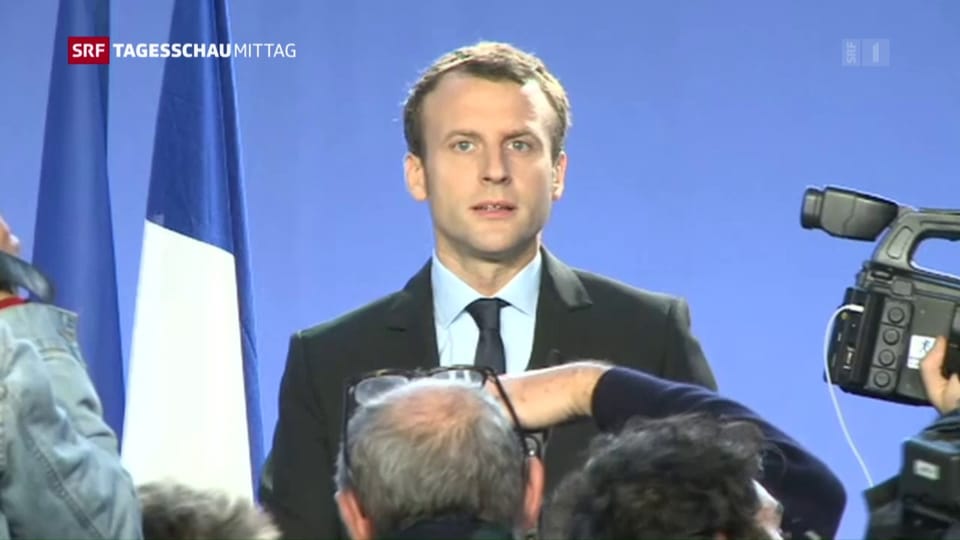 Starpolitiker Macron gibt Kandidatur bekannt
