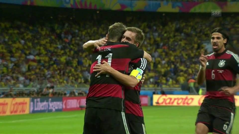 Deutschlands 7:1-Gala gegen Gastgeber Brasilien