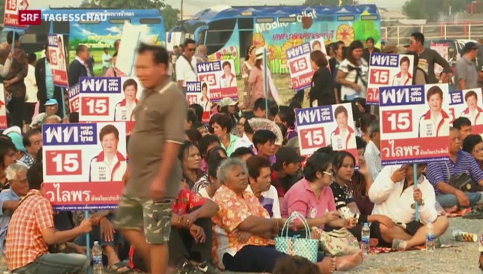 Thailändische Proteste trotz Wahlen