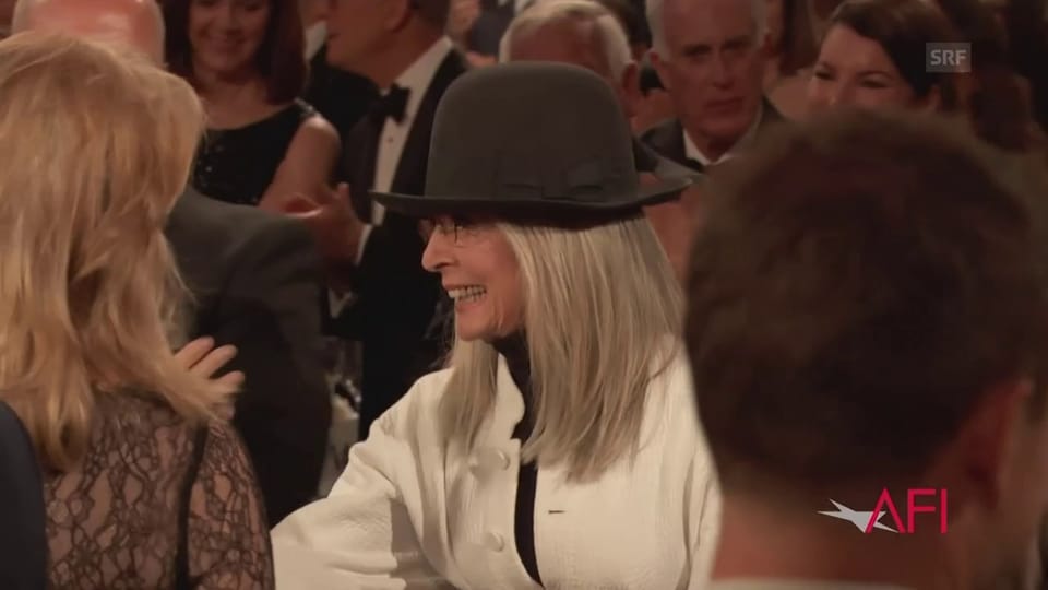 Diane Keaton wird von Hollywood gefeiert