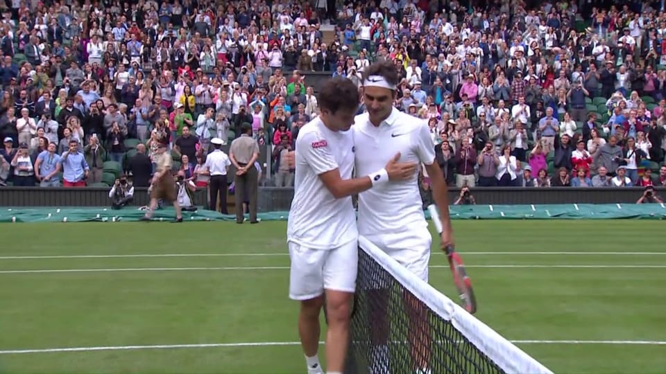 Federer nimmt erste Hürde in Wimbledon