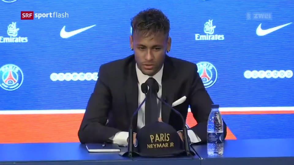 Die Vorstellung von Neymar in Paris