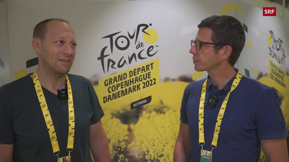 Loosli und Felder über die Streckenführung an der Tour de France
