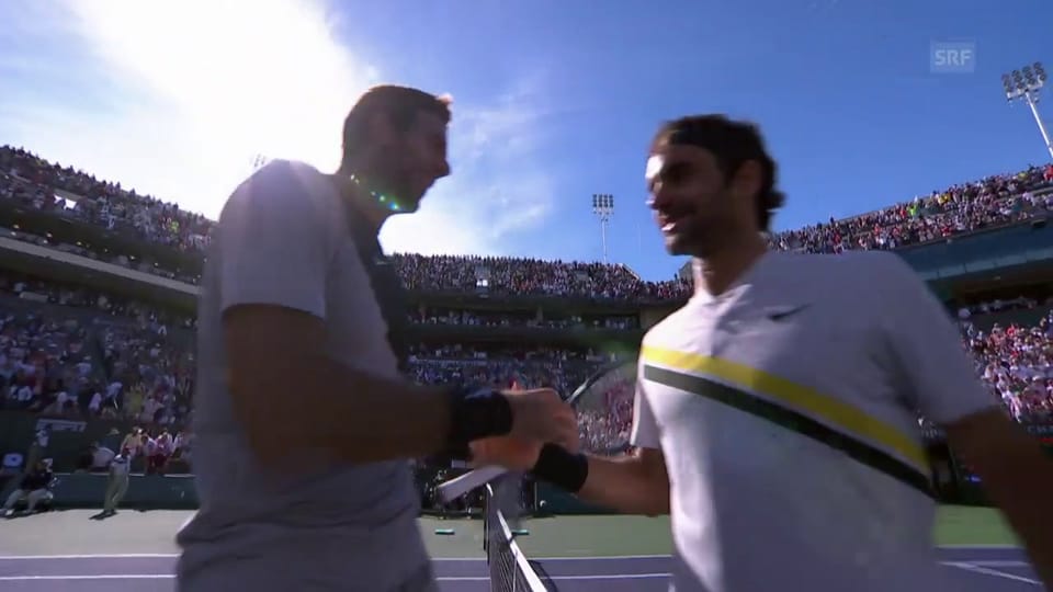 Federer unterliegt Del Potro in denkwürdigem Indian-Wells-Final