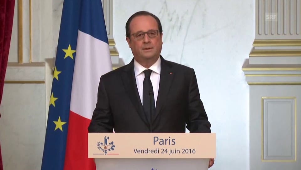 Hollande: «Eine schmerzhafte Entscheidung»