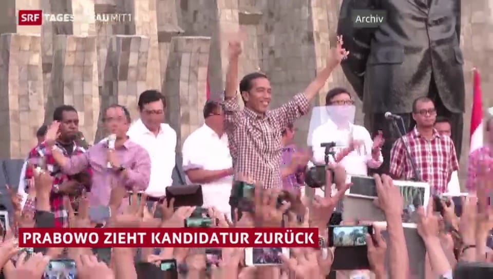 Wahl in Indonesien: Ein Kandidat zieht zurück