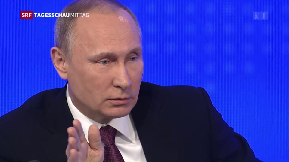 Putin spricht über Trump und Aleppo