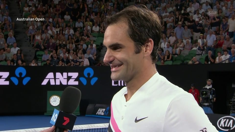 Das Platz-Interview mit Roger Federer (engl.)