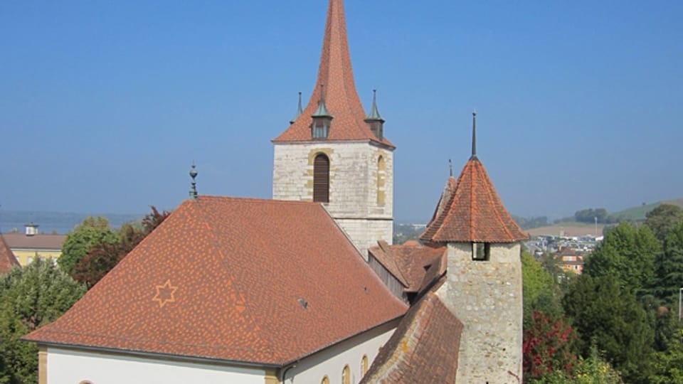 Glockengeläut der deutschen Kirche in Murten