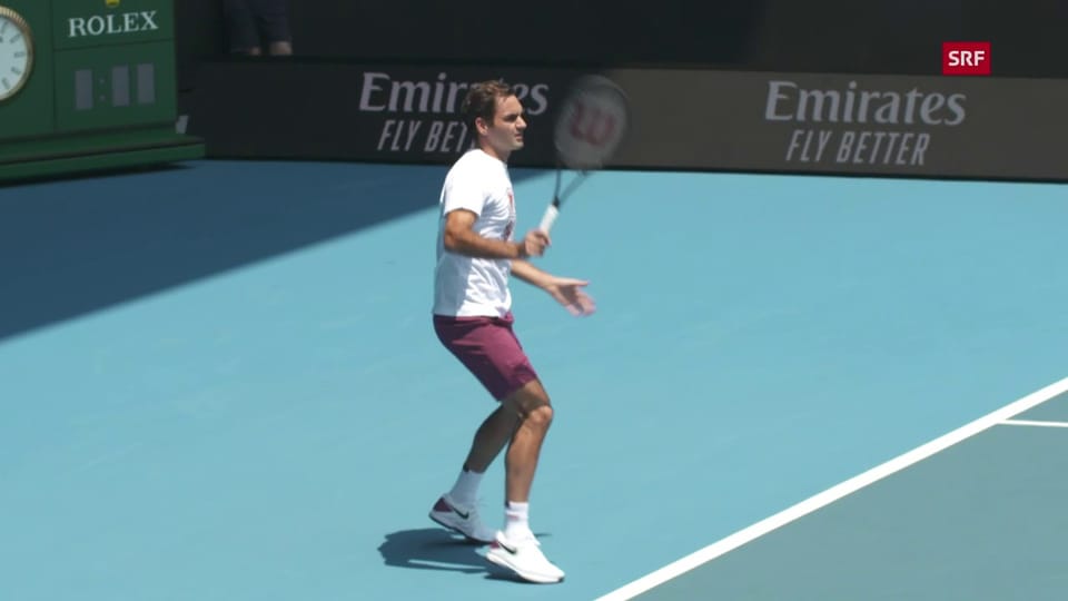 Federer ist bereit für die Australian Open