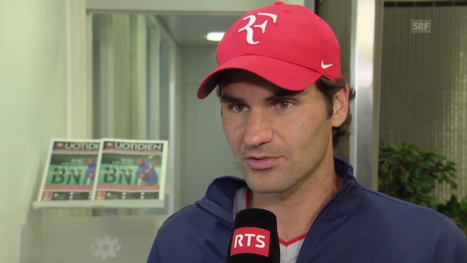 Interview mit Roger Federer (franz.)