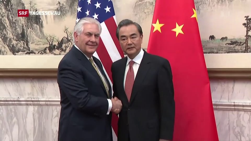 US-Aussenminister in China