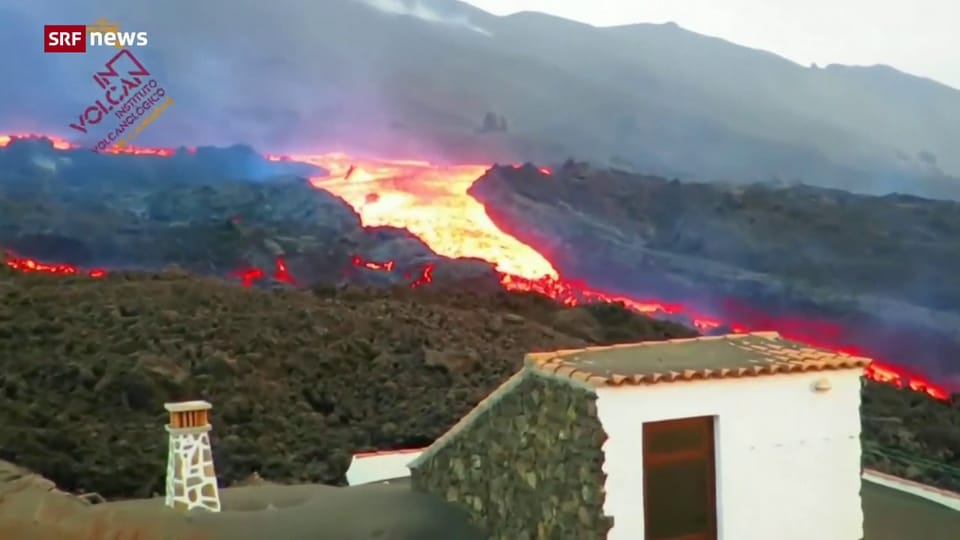 Zweiter Lavastrom auf La Palma rund 200 Meter vom Meer entfernt
