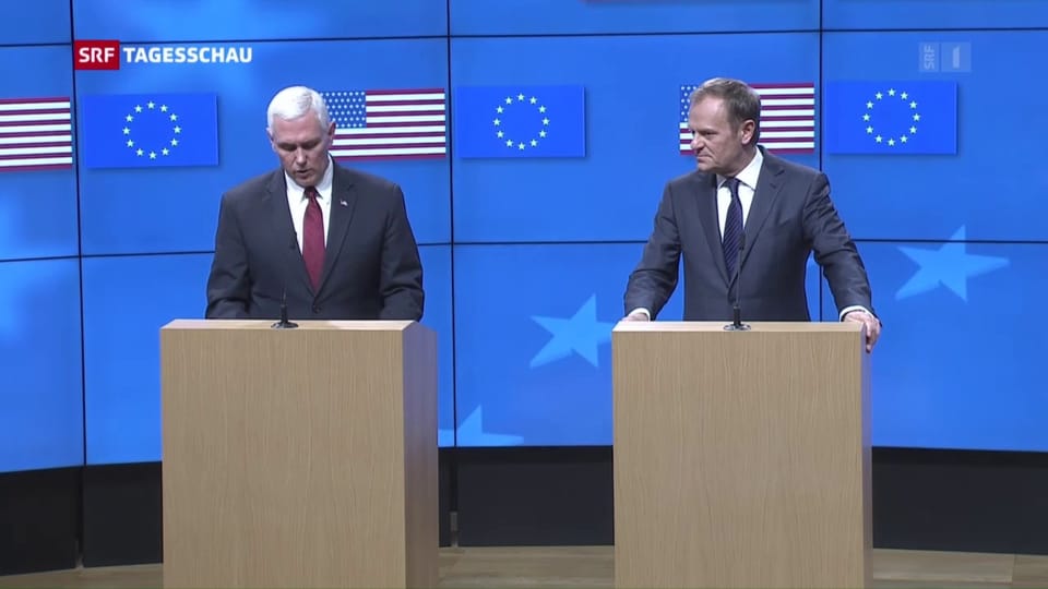 Mike Pence in Brüssel