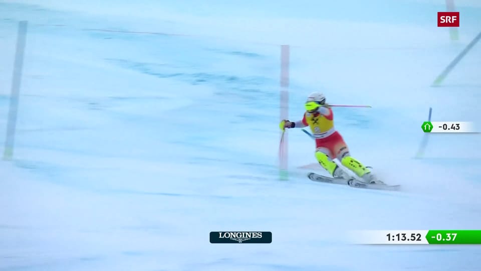 Janine Mächlers goldener Slalom-Lauf