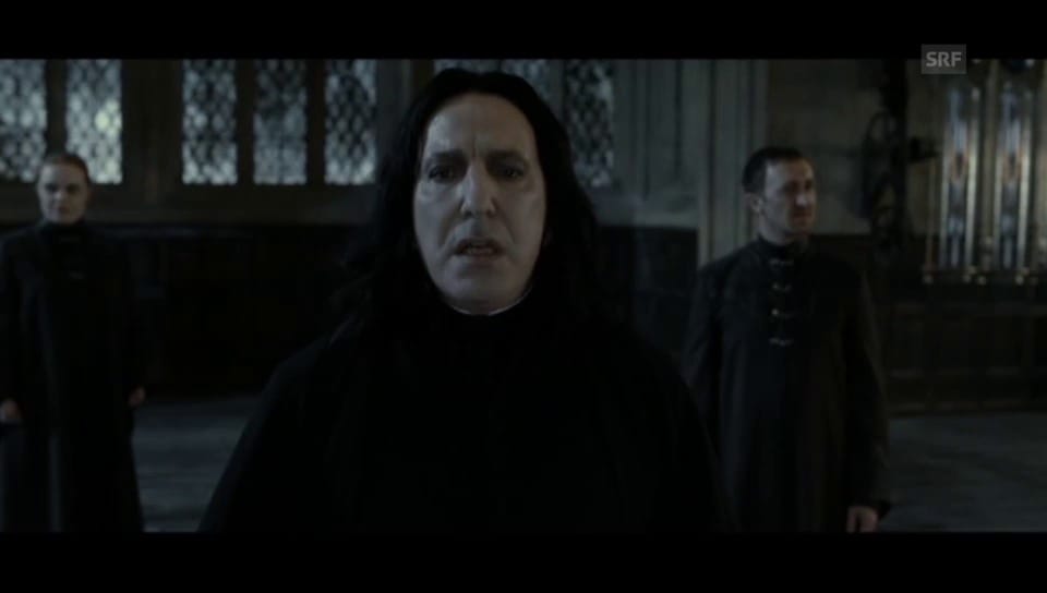 Als Professor Severus Snape wurde Rickman weltberühmt