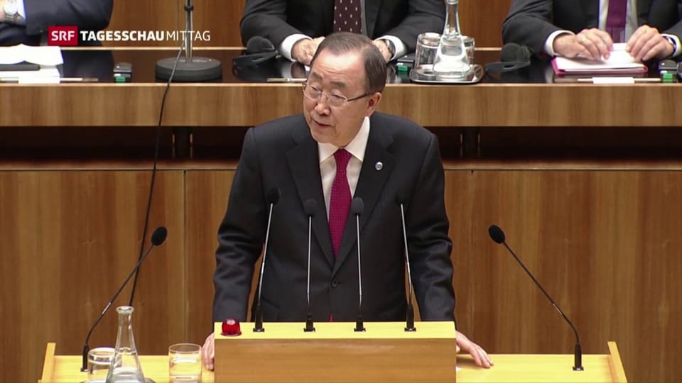 Ban Ki-moon kritisiert Österreich