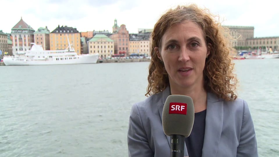 Karina Rierola, SRF Sonderkorrespondentin in Stockholm