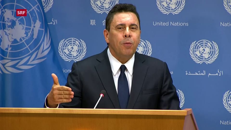 Venezuelas UNO-Botschafter: «Eine Weltmacht, die sich wie ein Schurkenstaat verhält.» (englisch)