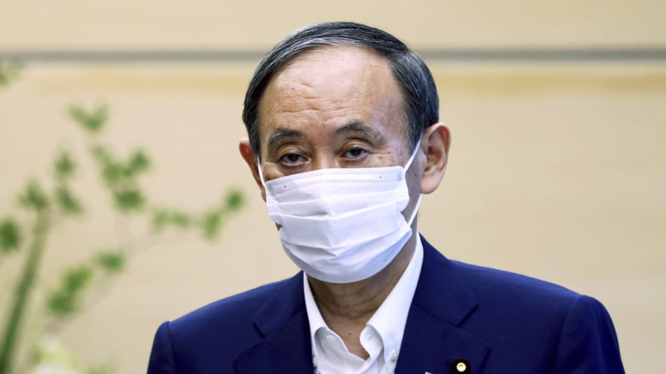 Olympia und Corona haben Japans Regierungschef Suga geschadet