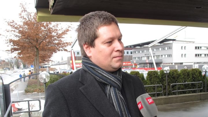 Peter With, SVP-Präsident Stadt Luzern, im Gespräch (Beat Vogt, 16.12.2012)