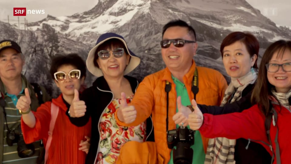 Archiv: Chinesischen Touristen bleiben länger in der Schweiz 