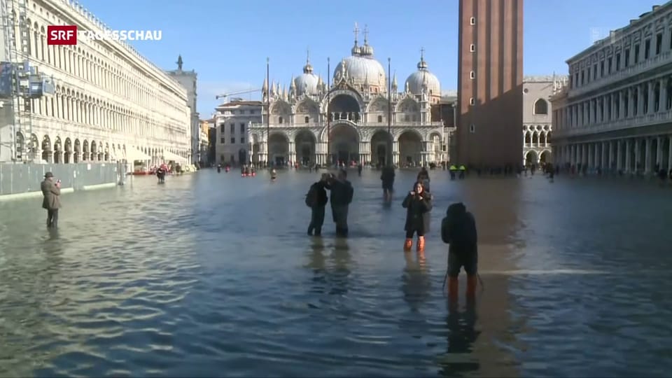 Notstand wegen Überschwemmungen in Venedig