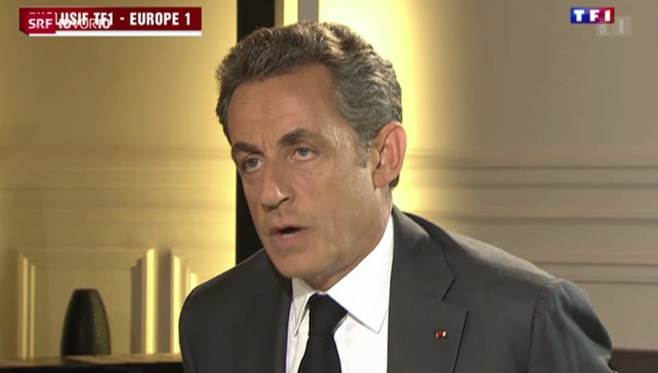 Sarkozy erklärt sich am Fernsehen