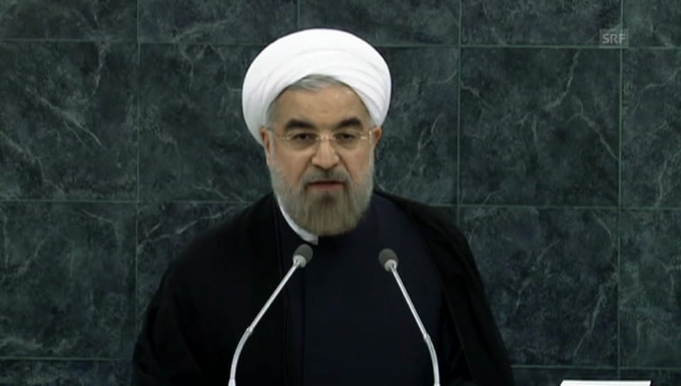 Ruhani: «Iran ist keine Gefahr für die Welt» (engl. Übersetzung)