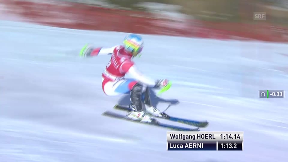 Der 2. Lauf von Luca Aerni («sportlive», 15.12.2013)